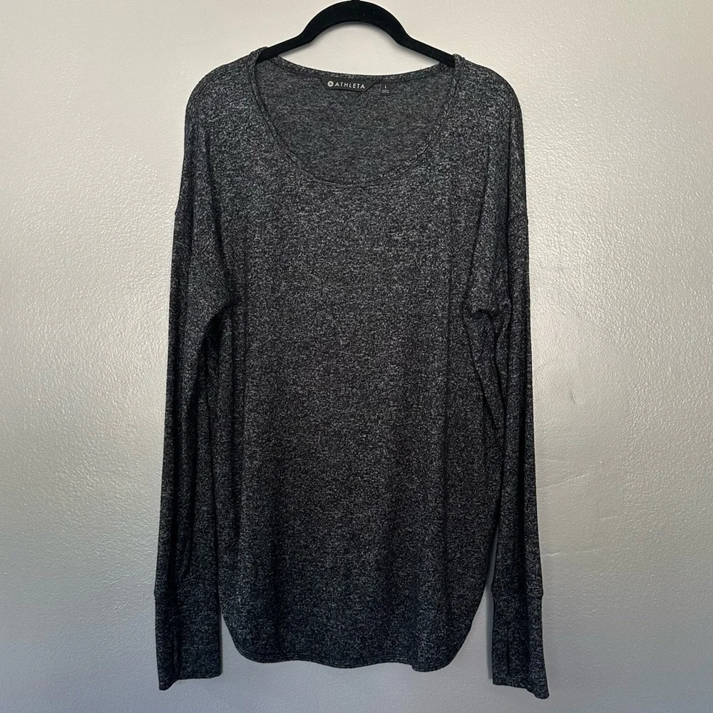 Athleta Lombard Long Sleeve Top Sz L